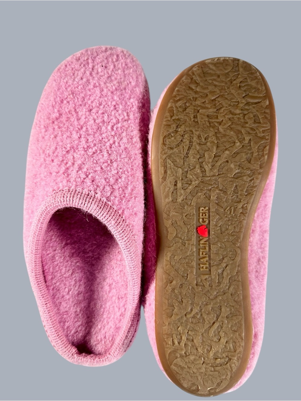 Garnet Hill Women’s Haflinger Classic Boiled Wool Slippers - Picture 11 of 15